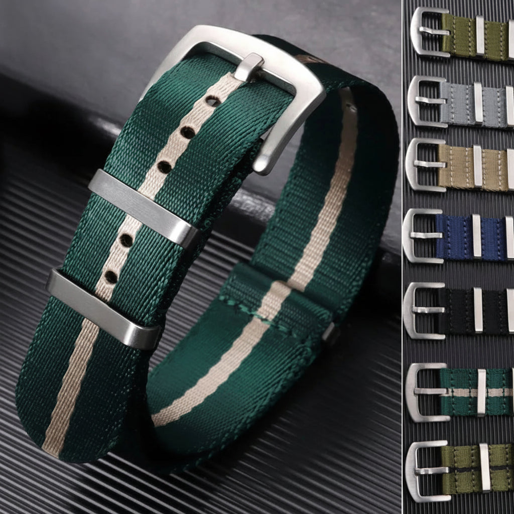 Nylon NATO Strap – Military-Style Sport Watchband