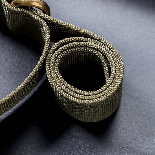 Ribbed Braided Nylon NATO Strap – Ring Buckle Watchband